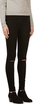 Thumbnail for your product : Frame Denim Black Ripped Le Skinny de Jeanne Jeans