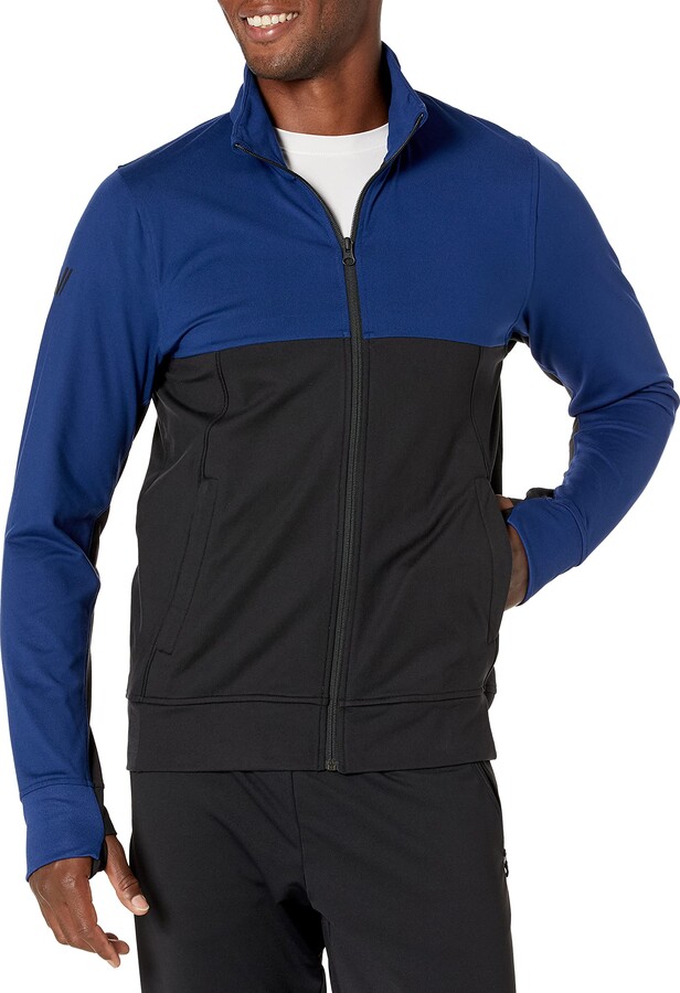 Peak Velocity Men's Cooldown Ultra-soft Athletic-Fit Jacket 