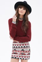 Thumbnail for your product : Forever 21 FOREVER 21+ Geo-Sequined Mini Skirt