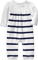 Thumbnail for your product : Old Navy Striped Terry-Fleece One-Pieces for Baby