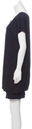 Stella McCartney Short Sleeve Mini Dress Navy Short Sleeve Mini Dress