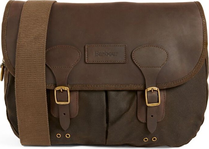 Barbour Wax Leather Tarras Bag - ShopStyle
