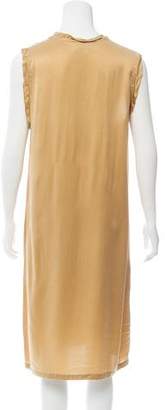 Saint Laurent Silk Midi Dress