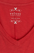 Thumbnail for your product : Velvet V-Neck Cotton T-Shirt