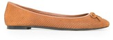 Thumbnail for your product : MANGO Bow suede ballerinas