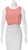 Thumbnail for your product : Reformation Sleeveless Polka Dot Top