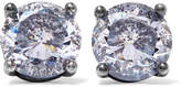 Thumbnail for your product : Bottega Veneta Oxidized Silver Cubic Zirconia Earrings - one size