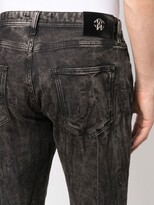 Thumbnail for your product : Roberto Cavalli Washed-Effect Straight-Leg Jeans