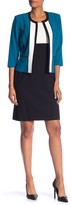 Thumbnail for your product : Sandra Darren Colorblock Jacket & Two-Tone Sleeveless Dress
