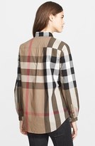 Thumbnail for your product : Burberry Check Tunic Shirt