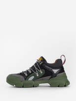 Thumbnail for your product : Gucci MEN'S GREEN FLASHTREK GREEN COMBO SNEAKERS
