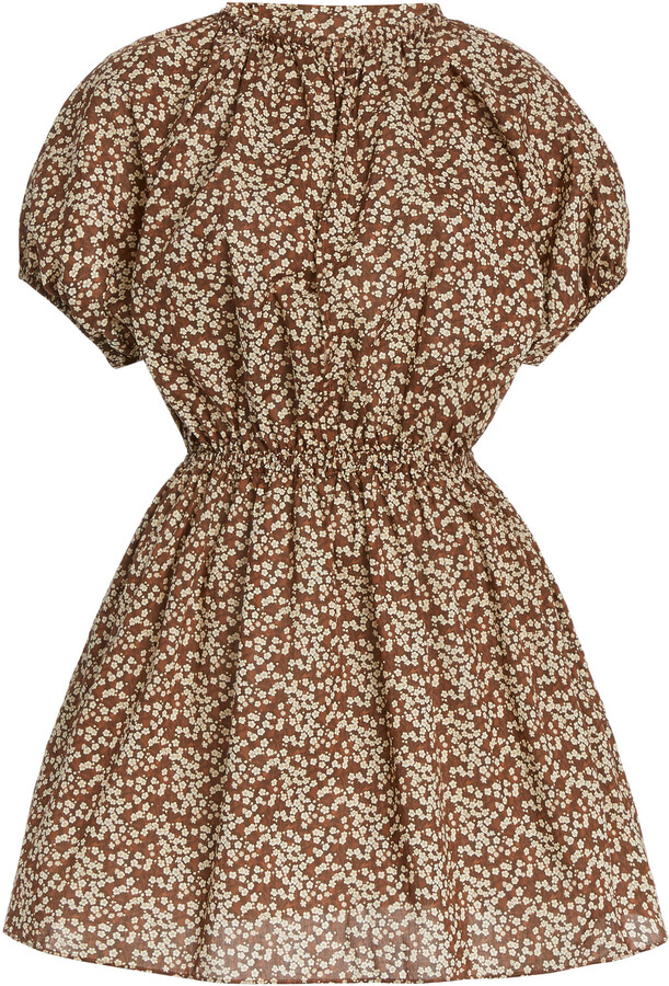 Matteau Cocoon Cotton Voile Mini Dress - ShopStyle