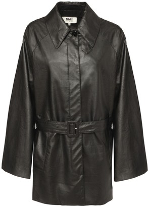 MM6 MAISON MARGIELA Faux Leather Jacket