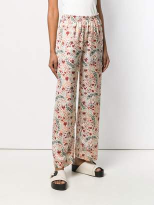 Paco Rabanne floral trousers