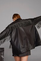 Thumbnail for your product : Nasty Gal Womens Rebel Heart Faux Leather Plus Jacket