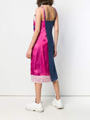 Junya Watanabe floral print slip dress