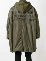 Thumbnail for your product : Juun.J hooded oversized coat
