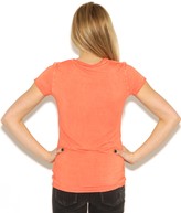 Thumbnail for your product : Majestic Short Sleeve Crewneck Tee with Finished Trim