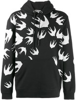 Thumbnail for your product : McQ Swallow Bird Print Hoodie