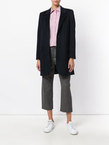 Thumbnail for your product : Alberto Biani single breasted mid coat