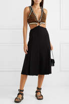 Thumbnail for your product : Proenza Schouler Cutout Crochet-knit And Boucle Midi Dress
