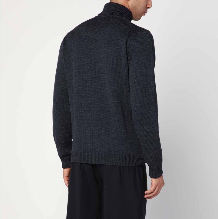 Roberto Collina Ribbed Turtleneck Knitted Sweater