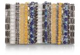 Thumbnail for your product : Alice + Olivia Gem-Striped Leather Clutch