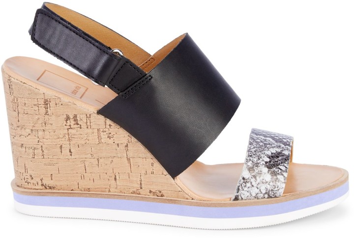 dolce vita cork wedges