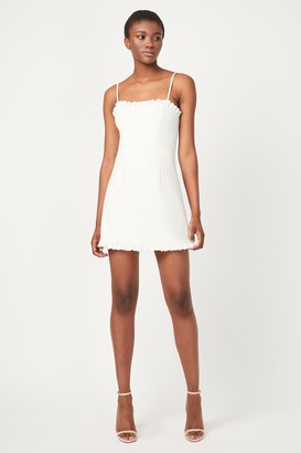 white casual summer dress