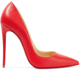 Christian Louboutin So Kate 120 Leather Pumps - Red