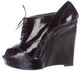Thumbnail for your product : Marni Lace-Up Peep-Toe Booties