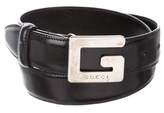 Thumbnail for your product : Gucci Silver-Tone Buckle Leather Belt