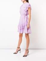 Thumbnail for your product : Lela Rose plaid ruffle trim dress