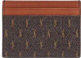 Thumbnail for your product : Saint Laurent Allover monogram canvas card holder