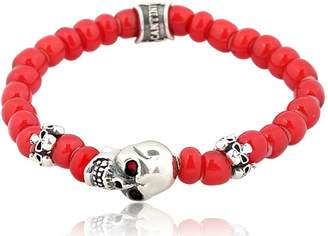 Cantini Mc Firenze Skull Red Bracelet