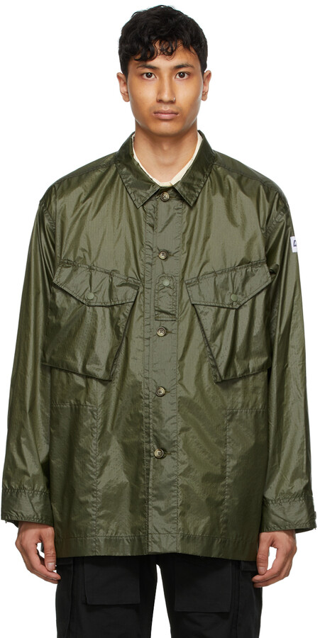 olive shirt jacket