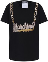 Thumbnail for your product : Moschino Logo Chain Print T-shirt