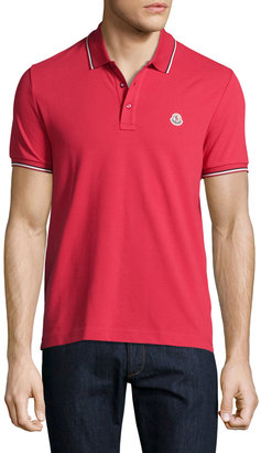 Moncler Tipped Piqué; Polo Shirt