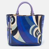 Thumbnail for your product : Emilio Pucci Multicolor Printed Coated Canvas Tote