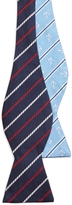 Thumbnail for your product : Brooks Brothers Alternating Rope Stripe and Tossed Anchor Reversible Bow Tie