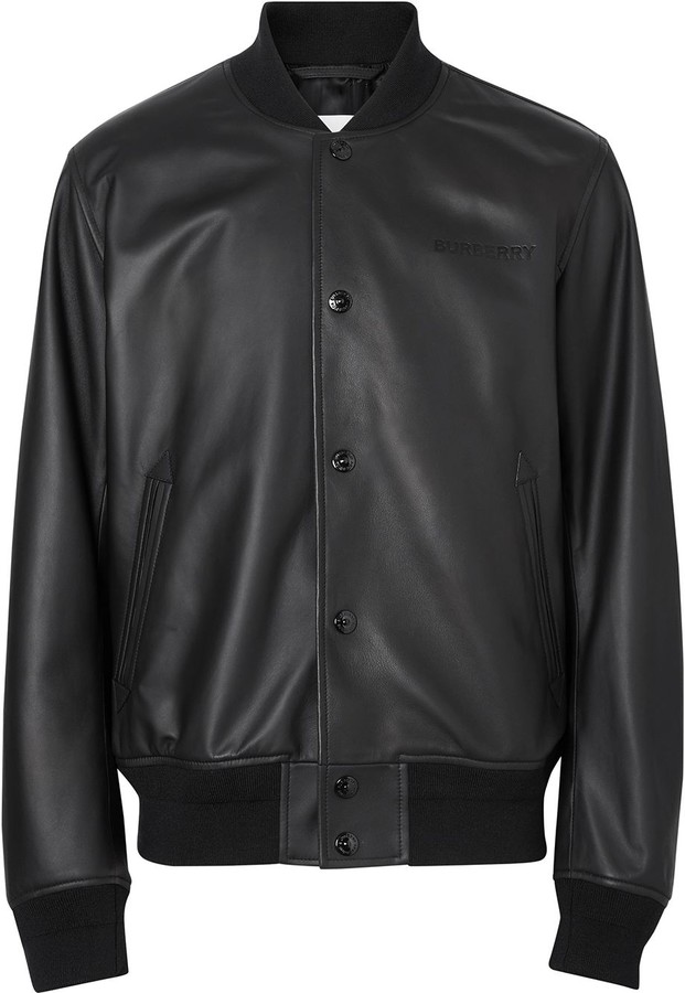Burberry Embossed Logo Bomber Jacket ShopStyle Outerwear