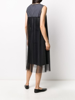 Fabiana Filippi Micro Pleated Midi Dress