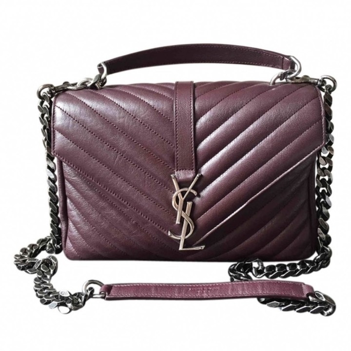 medium collège monogram shoulder bag