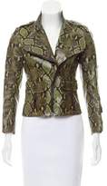 Thumbnail for your product : Marc Jacobs Python Embossed Leather Jacket