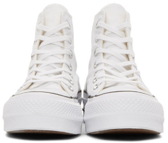 Converse White Chuck Taylor All Star Lift High Sneakers