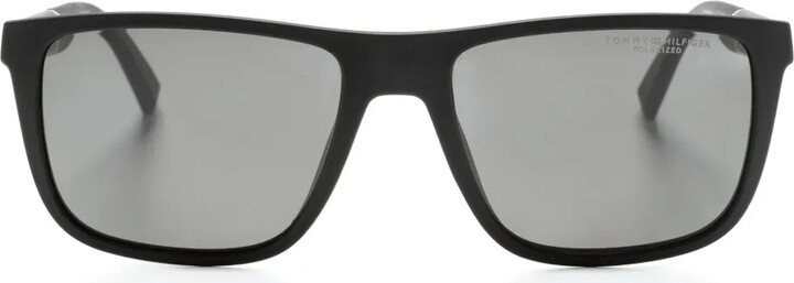 Tommy Hilfiger Square-Frame Matte Sunglasses