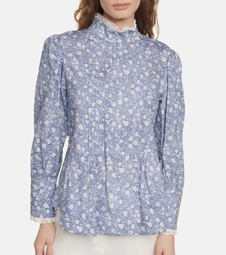 See by Chloe Printed long-sleeved blouse