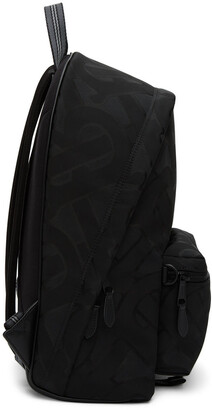 Burberry Black Recycled Monogram Paddy Backpack