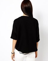 Thumbnail for your product : Warehouse Quilted Kimono Sleeve Jacket