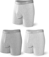 Thumbnail for your product : Separatec Men's Dual Pouch Underwear Comfy Soft Cotton or Micro Modal Boxer Briefs 3 Pack